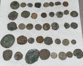 Collection of ancient coins