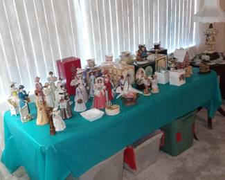 Avon collectible porcelain figurines 