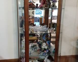 Curio cabinet, collectibles 