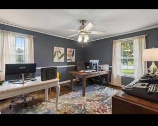 Two antique office desks 