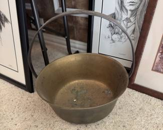 Brass Handled Pail