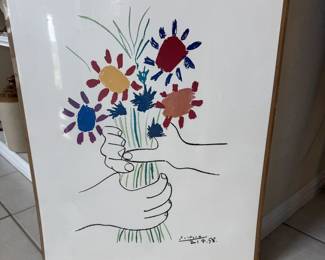 Unframed art
