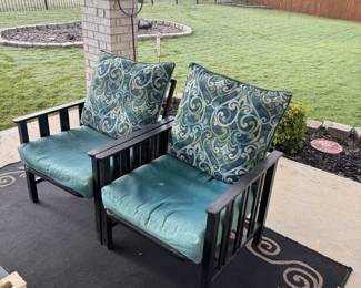 2 outdoor chairs and loveseat (not pictured)