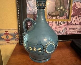 Teal Pottery from W Germany