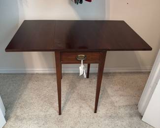 Same table opened up