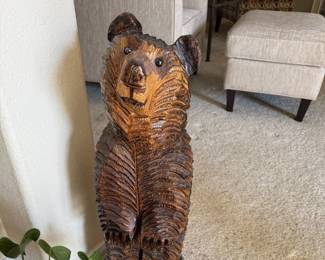 Another Hand Carved Bear