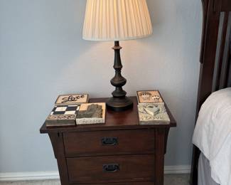 Master Nightstand and lamp