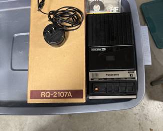 Panasonic Portable Cassette Tape Recorder