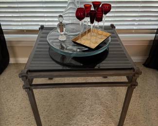 Wrought Iron Side Table