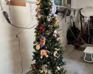 Christmas Tree and beanbie babies