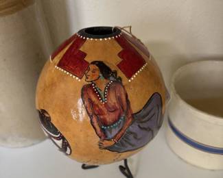 Hand painted Gourd