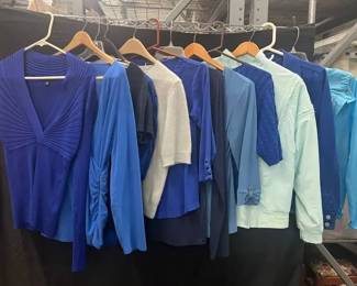CT624Womens Blue Clothing 