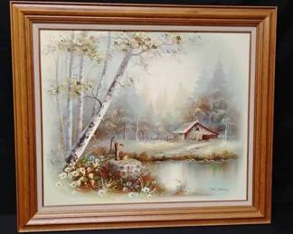 CT683Asian Floral Painting