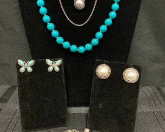 CT721VSilver Butterflies Jewelry