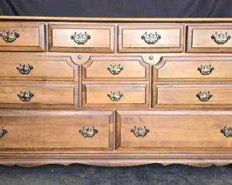 CT601Large vintage wooden dresser