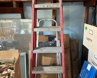 6 foot ladder, 3 step stepladder 