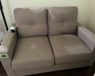 Upholstered loveseat from Furniture Row