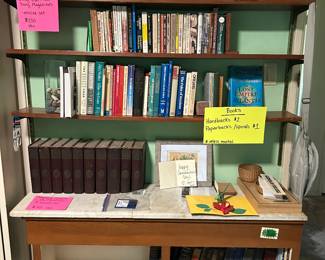 More books! Sing Out magazine collection and Standard History of the World set are priced as sets. All other books are $2 for hardbacks and $1 for paperbacks. 