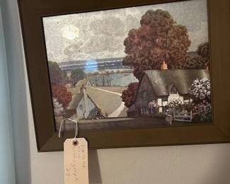 Foil painting, old!  