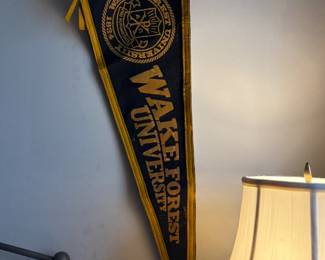 Vintage Wake Forest University Banner