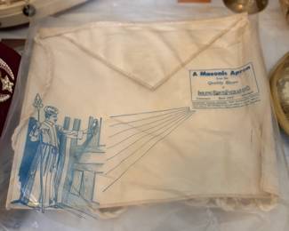 Antique Masonic Apron