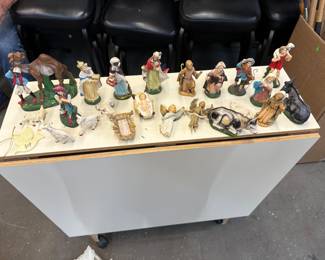 Vintage Nativity Set