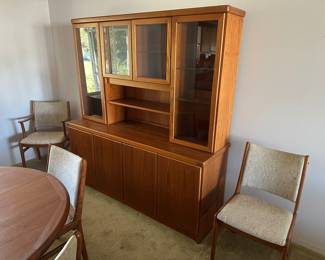 001 Danish Teakwood Hutch by Scan Design