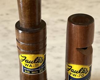 (2) Faulk's Pintail Whistle & Duck Call