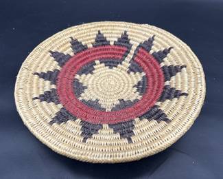 Southwestern Hand-Woven Coiled Basket