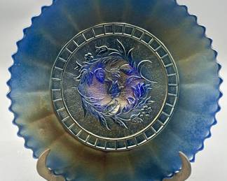Antique Dugan Diamond Wildflower Carnival Glass