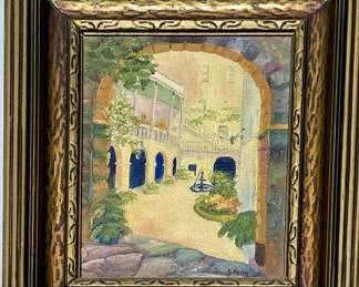 Vintage European Oil Painting