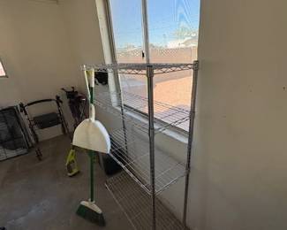 Metal storage rack