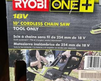RYOBI CORDLESS CHAINSAW