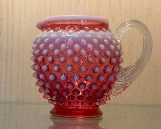 Fenton cranberry opalescent