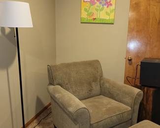 Chair & ottoman