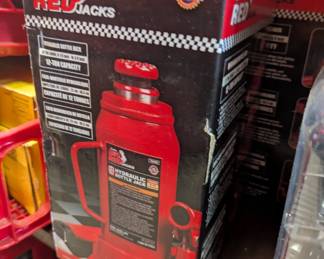Big Red 12-ton hydraulic bottle jacks