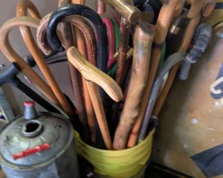 Vintage walking canes