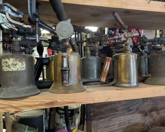 Antique blow torches 