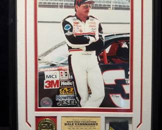 Limited Ed.Dale Earnhardt Shadow Box W Authentic Used Tire  More