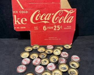 CocaCola Collectibles Including Collectible Baseball Bottle Caps