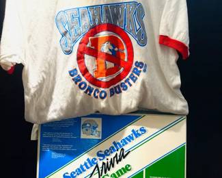 Seattle Seahawks Trivia Game Bronco Busters Tshirt