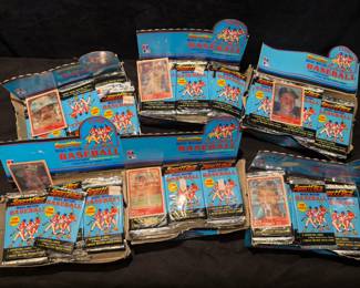 1988 Sportflics Magic Motion Cards 6 Display Boxes