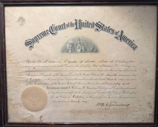 Mark M. Litchman Supreme Court Certificate