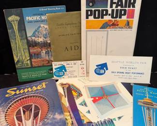 Rare Seattle Worlds Fair PopUp, Stravinsky Tickets, Map  More