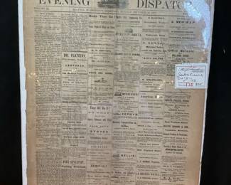 1877 Saturday Evening Dispatch