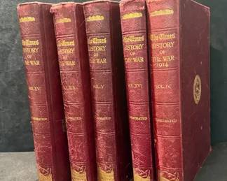 5 Vols. The Times History Of The War