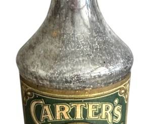 Carters Green Writing Copying Ink Bottle