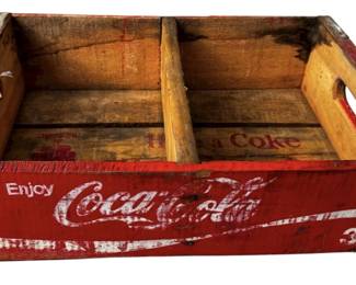 Vintage CocaCola Wooden Crate