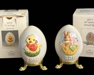 2010 2011 Goebel Collectible Eggs