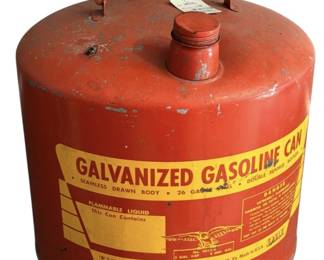 Vintage Eagle Metal Gas Can